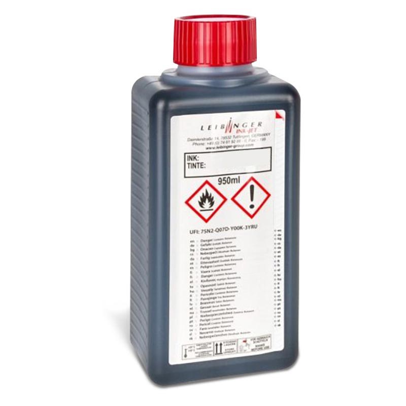 Leibinger Blue Inkjet Fluid Ink (950 ml) 76000-00110