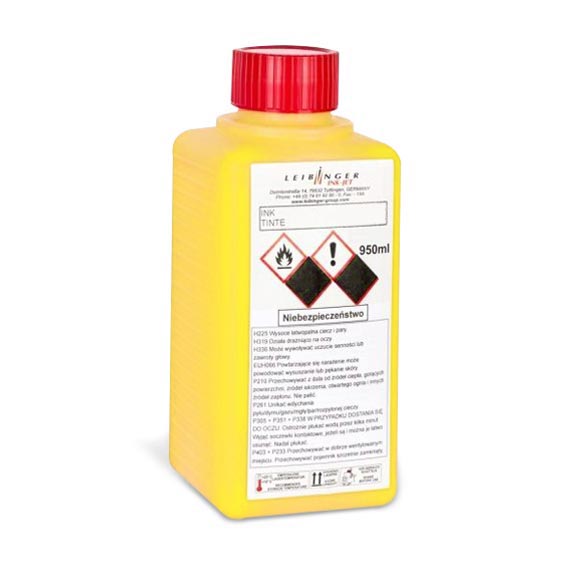 Leibinger Yellow Inkjet Fluid Ink (950 ml) 74000-00110  NPI/PI/SPI: PI
