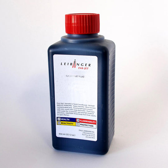 Leibinger Black Inkjet Fluid Ink (950 ml) 70000-00165